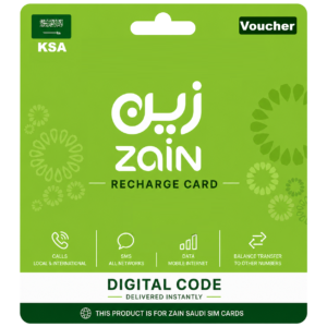 بطاقة شحن زين – المملكة العربية السعودية